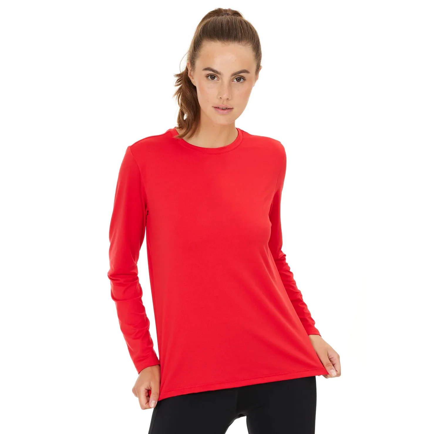 Maillot manches longues femme Elite Lab Sustainable X1 Elite · Rouge