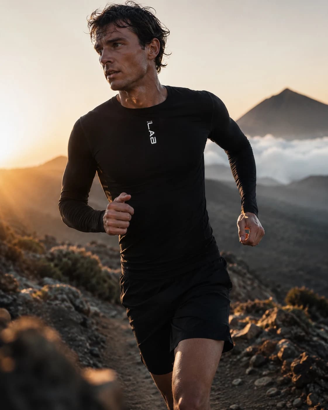Sous maillot manches longues Elite Lab Core Elite X1 en situation
