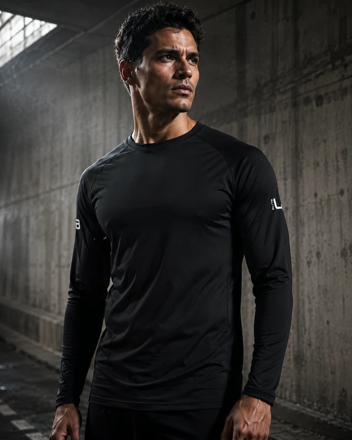 Sous maillot manches longues Elite Lab en situation