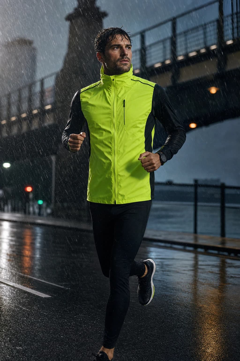 Veste imperméable polyester Elite Lab Shell X1 en situation