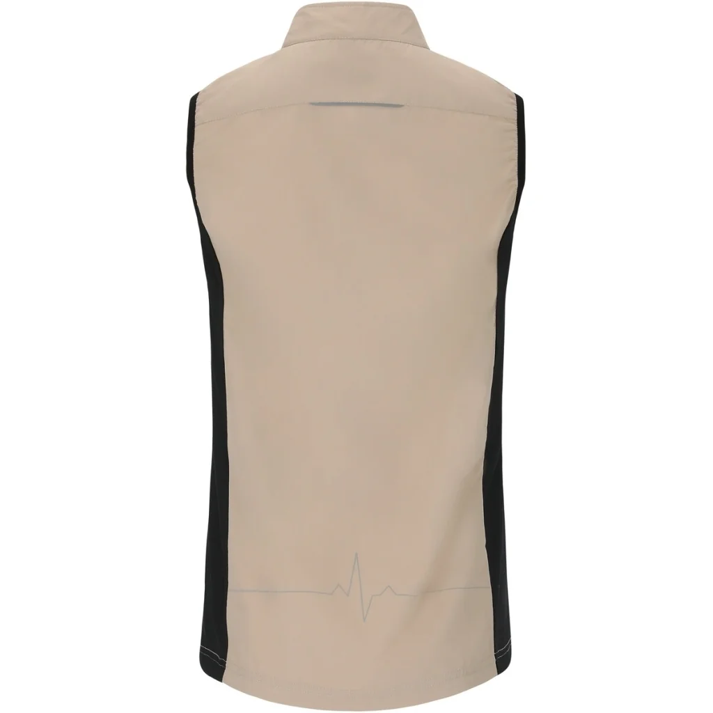 Veste imperméable sans manches femme Elite Lab Shell X1 · Beige