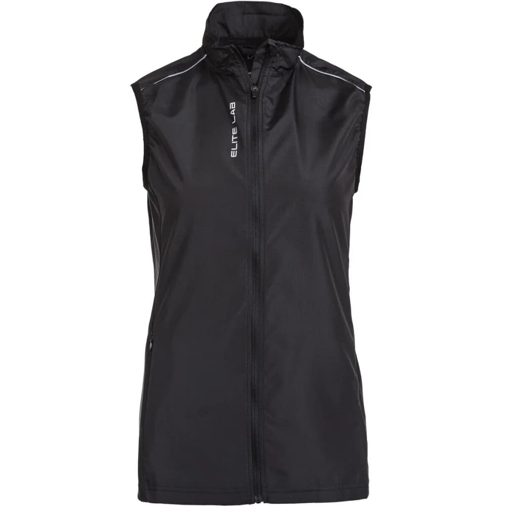 Veste imperméable sans manches femme Elite Lab Shell X1 · Noir