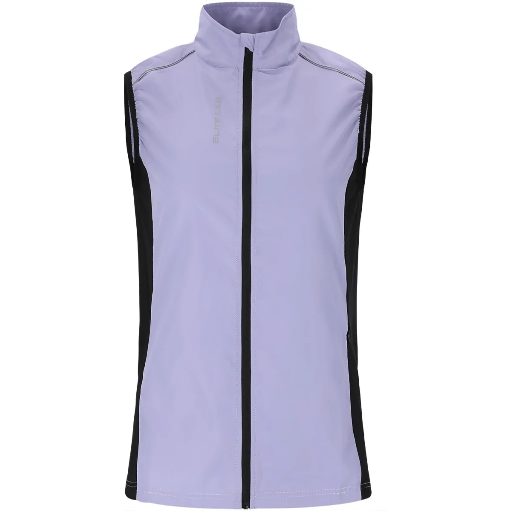 Veste imperméable sans manches femme Elite Lab Shell X1 · Violet