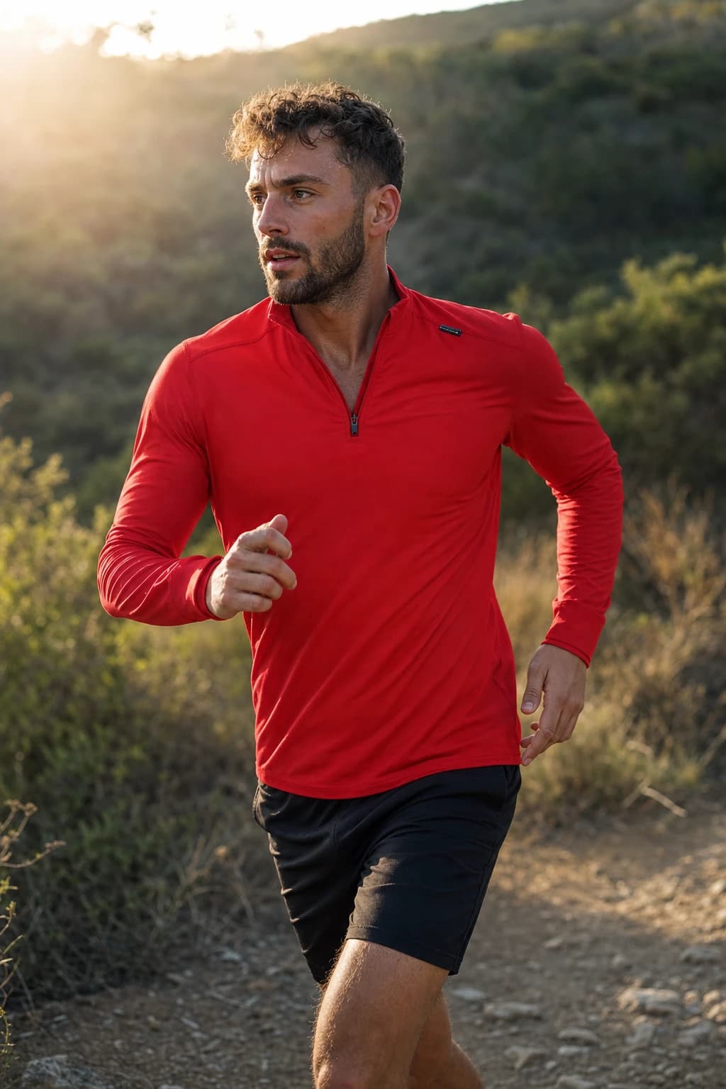 Maillot manches longues 1/4 zip Elite Lab Core X1 Elite en situation