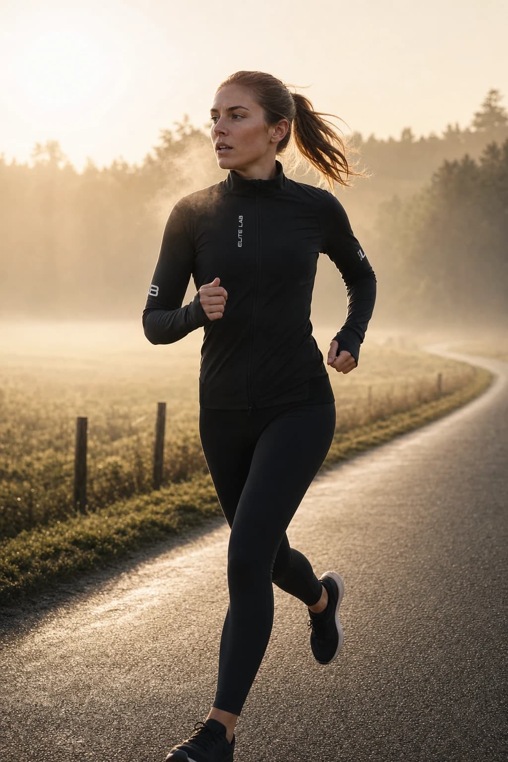 Maillot manches longues femme Elite Lab Elite X1 en situation
