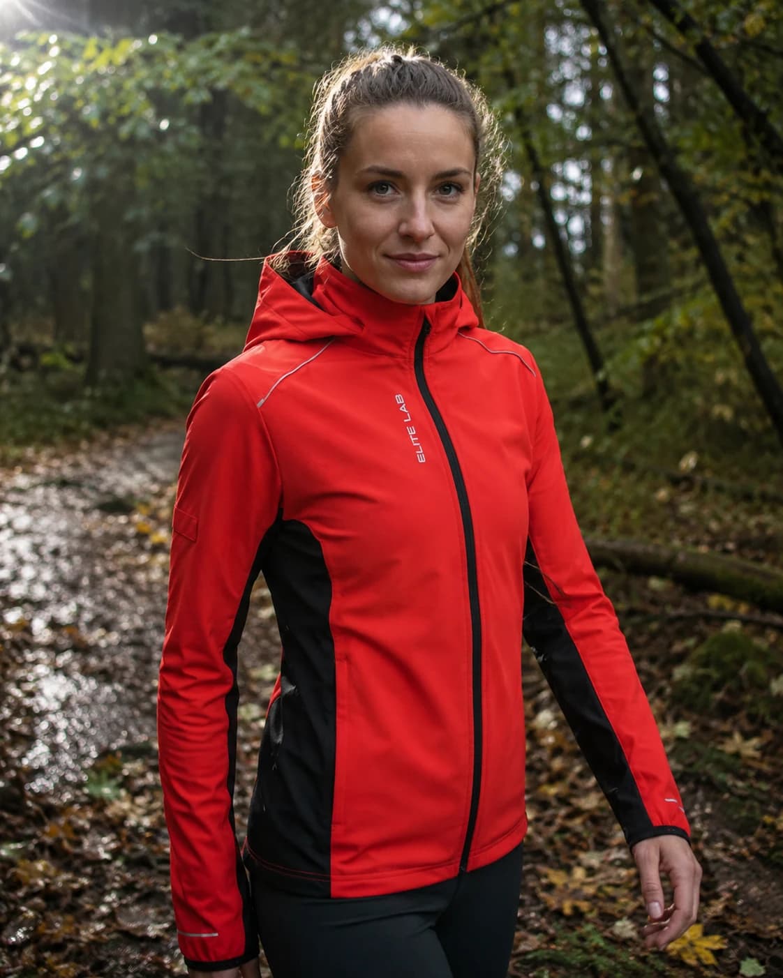 Veste femme Elite Lab Shell X1 en situation